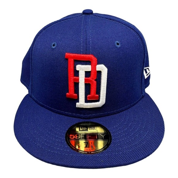 New Era Dominican Republic 2023 World Baseball Classic Fitted‎ 59FIFTY 7-1/8 Hat - Picture 1 of 7
